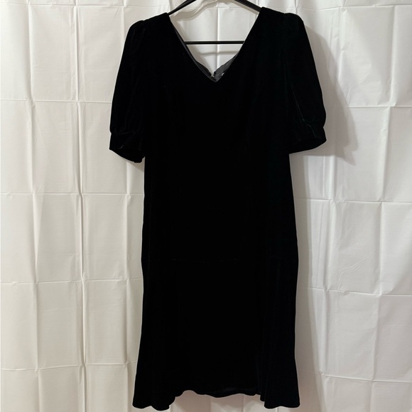 Lanz Original Dresses & Skirts - Vintage Lanz 1980 Black Velvet Dress